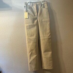 NWT Wilfred Melina super high faux leather pants size 8